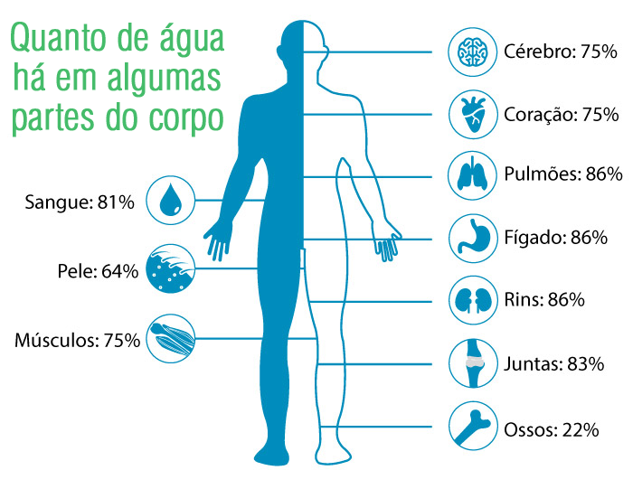 Hidratação alcalina é tratamento natural contra dores.